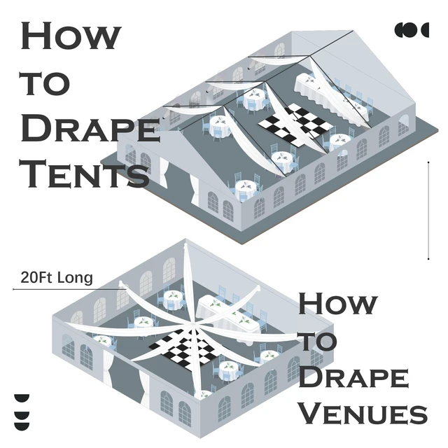 Alt view image 2 of 7 - 4 Panels 5ft(W) x 20ft(H) Navy Blue Ceiling Drapes for Wedding Parties 20 FT Extra Long Thick Polyester Wrinkle-Free Drapery Tent Decor Decorations for Birthday Ceremony Stage Swag