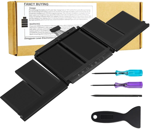 Main image of A1417 Laptop Battery Replacement for MacBook Pro A1398 (Mid 2012 & Early 2013), Apply to MacBook Pro 15 inch Retina (Mid 2012, Early 2013 Version) - EMC 2512 or 2673