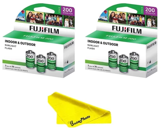 Main image of Fujicolor 200 Color Negative Film - Vivid Color Prints in Daylight & Flash (35mm Roll Film, 36 Exposures) BuzzPhoto Bundle