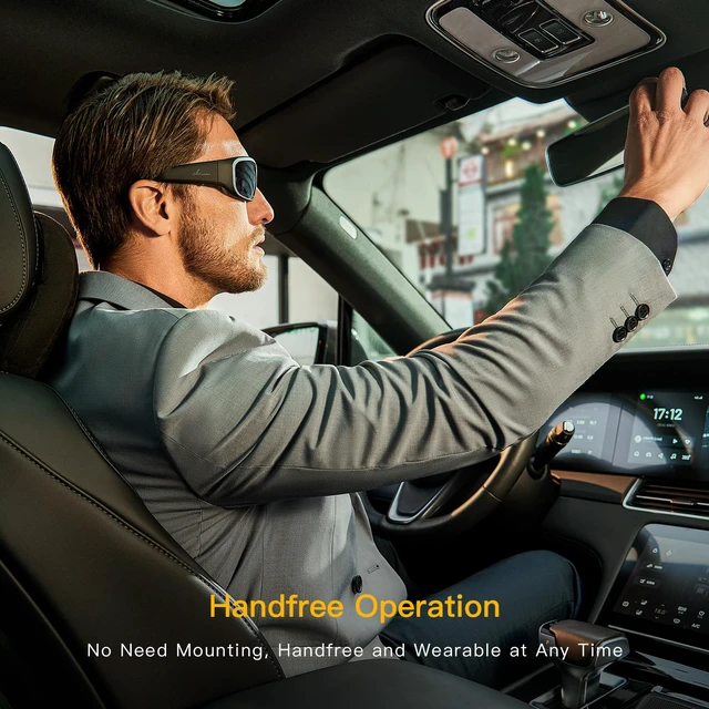 Alt view image 4 of 6 - Ultra-Thin Lightweight Sports Camera Sunglasses, 24MP Camera, 1080P Video, Water Resistant UV400 Lens