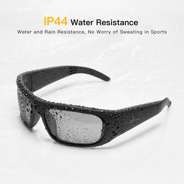 Alt view image 5 of 6 - Ultra-Thin Lightweight Sports Camera Sunglasses, 24MP Camera, 1080P Video, Water Resistant UV400 Lens