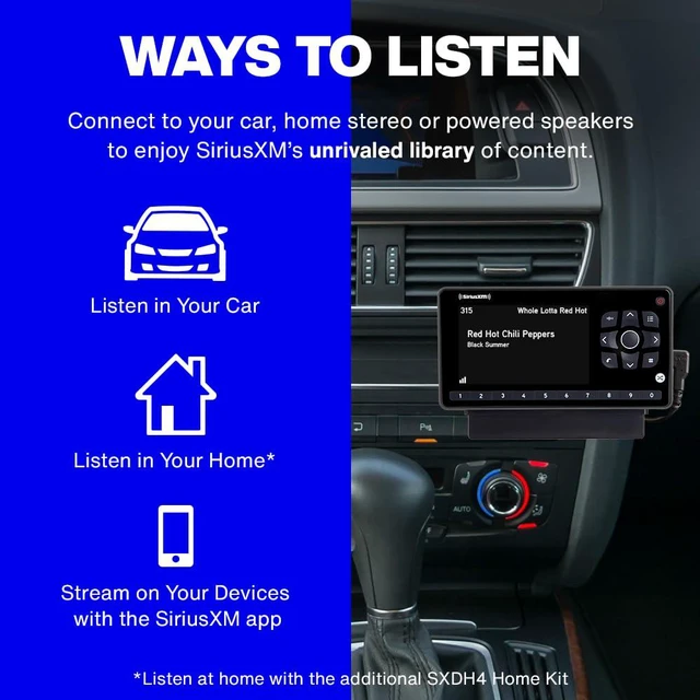 Alt view image 6 of 7 - Onyx EZR Satellite Radio with Vehicle Kit (SXEZR1V1)