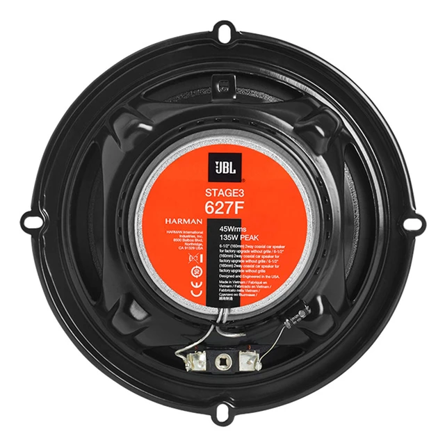 Alt view image 3 of 4 - Stage 3627F - 6.5 Two-way car audio speaker, No Grill, Black