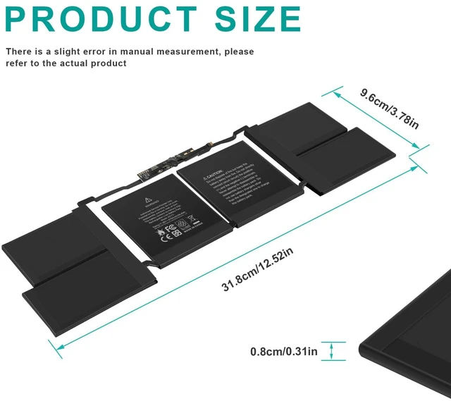 Alt view image 5 of 7 - A2141 MacBook Pro Battery Replacement 8700mAh A2113 Battery for MacBook Pro 16 Inch A2141 Retina Series (Year 2019 2020) (EMC 3347, MVVL2 MVVL2LL/A MVVM2 MVVM2LL/A MVVJ2 MVVJ2LL/A MVVK2 MVVK2LL/A