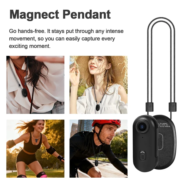 Alt view image 6 of 7 - 4K Mini Thumb Camera, Waterproof Magnetic POV Action Cam, 128GB Hands-Free Wearable Design with Magnetic Mount, Waterproof Case for Cycling, Vlogging and Outdoor Adventures