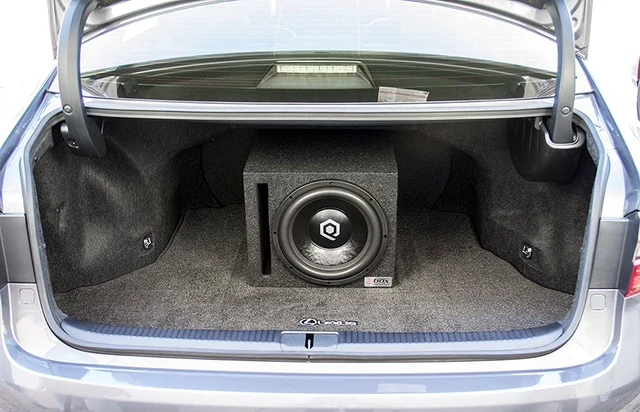 Alt view image 7 of 7 - Bbox Car Pro Audio Speaker Enclosures 10 Single Vented Subwoofer/Speaker Enclosure High Grade MDF Nickel Finish Speaker Terminals 18 Gauge Audio Cables - Improves Audio Quality, Sound & Bass