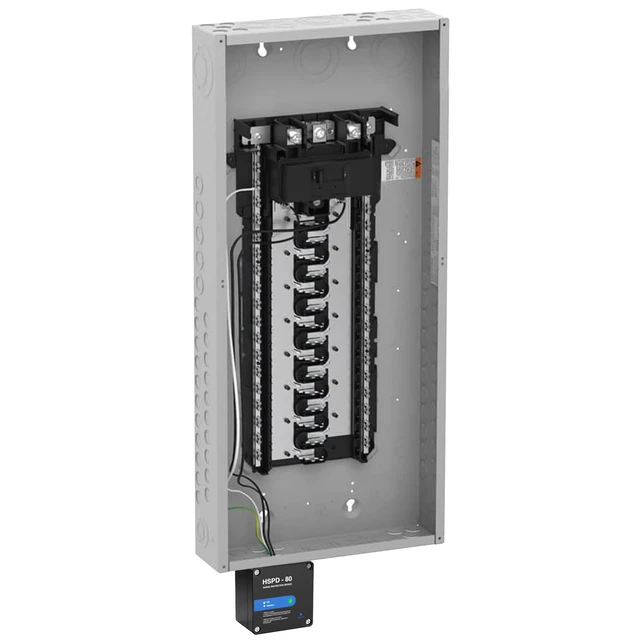 Alt view image 6 of 6 - HSPD Square Whole Home Surge Protective Device, Type 1 SPD, Whole House Surge Protector, AC Surge Protection, 120/240VAC (HSPD-80)
