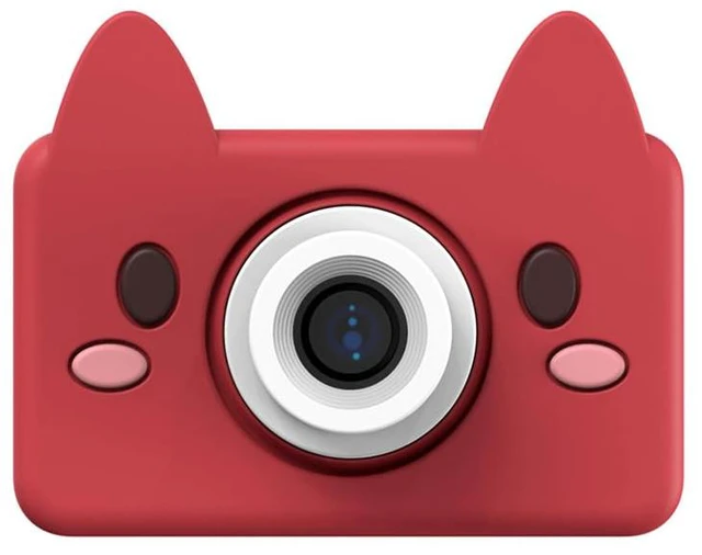 Main image of kiimento Kids Digital Camera & Video Camcorder, Soft BPA-Free Silicone Casing, 32GB Memory Card - Model C - Akito The Fox
