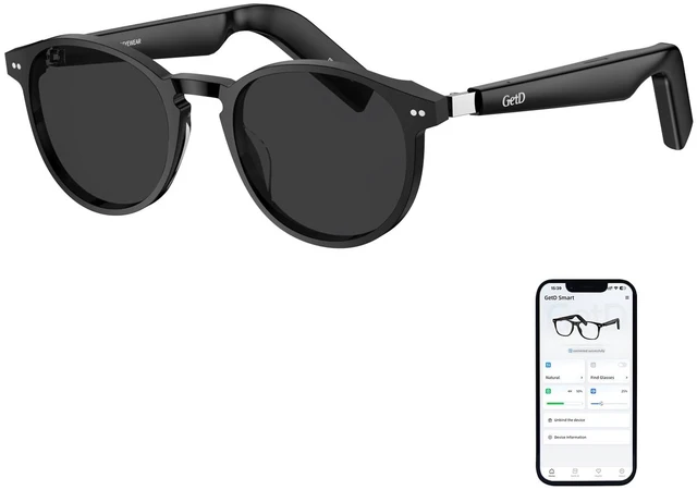 Main image of 2026 AI Smart Acetate Glasses, Bluetooth Sunglasses with ChatGPT and 145-Language Real-time Translator, Nylon Polarized Lens, Open-Ear Audio, Voice Control for Travel & Business