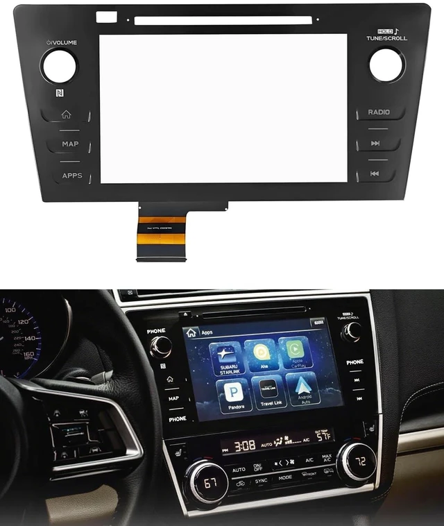 Main image of Touch Screen Digitizer Radio Replacement for 2018 2019 Subaru Legacy & Outback 86471-AL65A 86471-AL68A 86471-AL65B 86471-AL66A with MAP Button