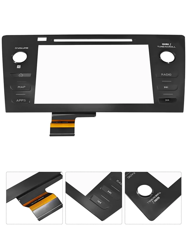 Alt view image 3 of 6 - Touch Screen Digitizer Radio Replacement for 2018 2019 Subaru Legacy & Outback 86471-AL65A 86471-AL68A 86471-AL65B 86471-AL66A with MAP Button