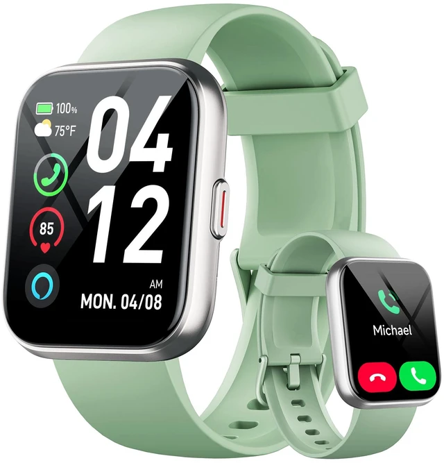 Main image of Smart Watches for Women Men, 1.85" Smart Watch Compatible iPhone/Samsung/Android (Answer/Make), Fitness Tracker Watch with Heart Rate/Sleep Monitor, Smartwatch 3ATM Waterproof 120+ Sport Modes, Alexa