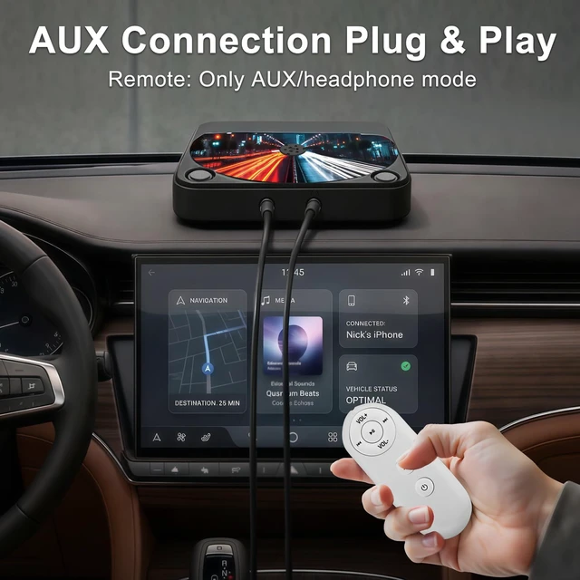 Alt view image 4 of 7 - External Portable CD Player for Car, Plug and Play Car CD Player with USB Port AUX Port, Universal USB Player for Vehicle, Laptop, TV, Computer, for Android 4.4 and Above Navigation