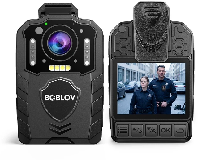 Main image of KJ25 1080P Body Camera, 10-13H Battery Night Vision Body Cam 3000mAh battery, built-in light and card-not-included style for hiking, delivery, law enforcement and pet walking