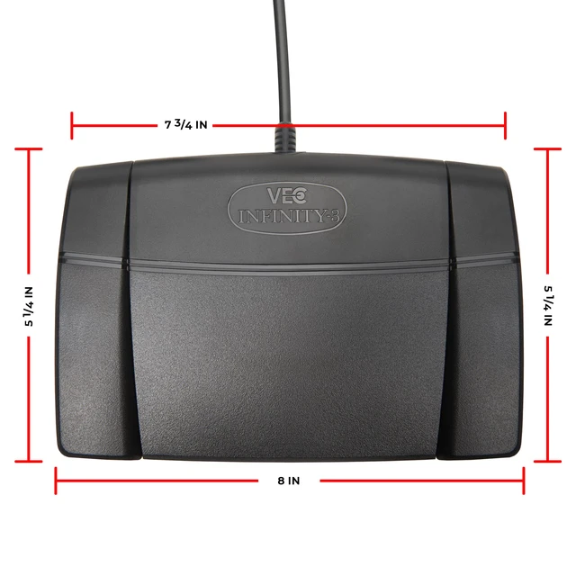 Alt view image 2 of 4 - Infinity 3 USB Foot Pedal Control with Computer Plug In, one unit