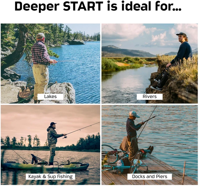 Alt view image 3 of 6 - Start Fish Finder - Portable and Depth Finder for Recreational Fishing from Dock, Shore, Bank or Kayak Castable Smart Sonar with Free User Friendly App