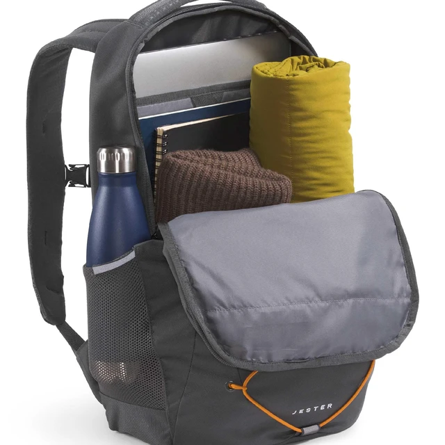 Alt view image 4 of 6 - Jester Everyday Laptop Backpack, Gy/Dust Org, OSFA Commuter Daypack, Water Repellent, Laptop Sleeve