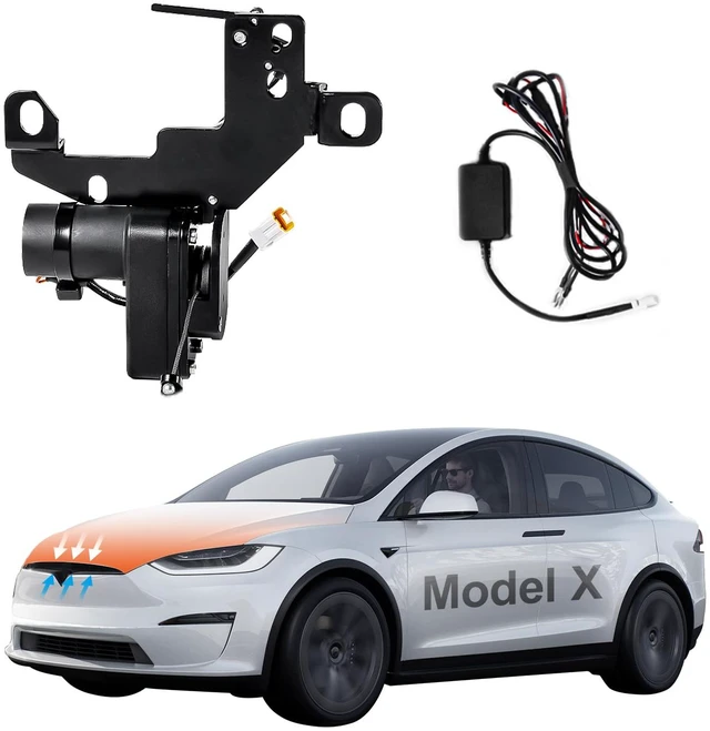 Main image of Automatic Power Frunk Closer for Tesla Model X 2021-2025 - Hands Free Soft Close Front Trunk Lock with Electric Suction Easy Install