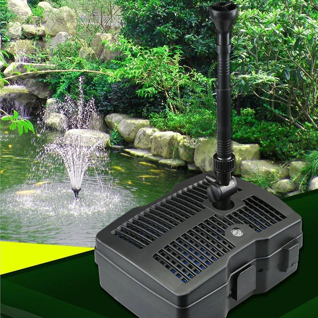Main image of 660GPH Submersible Pump Pond Fountain with Inside Filter and RGB Colorful LED Light, Multiple Water Fountain Spray Nozzles Kit for Garden PondIndoor and Outdoor Landscape (Fountain+U-V bulb)