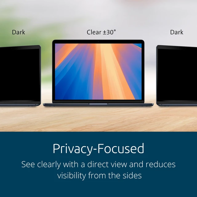 Alt view image 4 of 6 - MagPro Elite Magnetic Privacy Screen for MacBook Air 13.6 inch (M2/M3/M4, 2022 and Newer, K58374WW), 1 Count