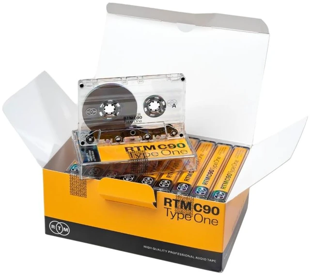 Main image of C90 Type One 90 Minute Blank Music Cassettes Ideal for Music Recording Studio Quality Pack of 10 Cassettes