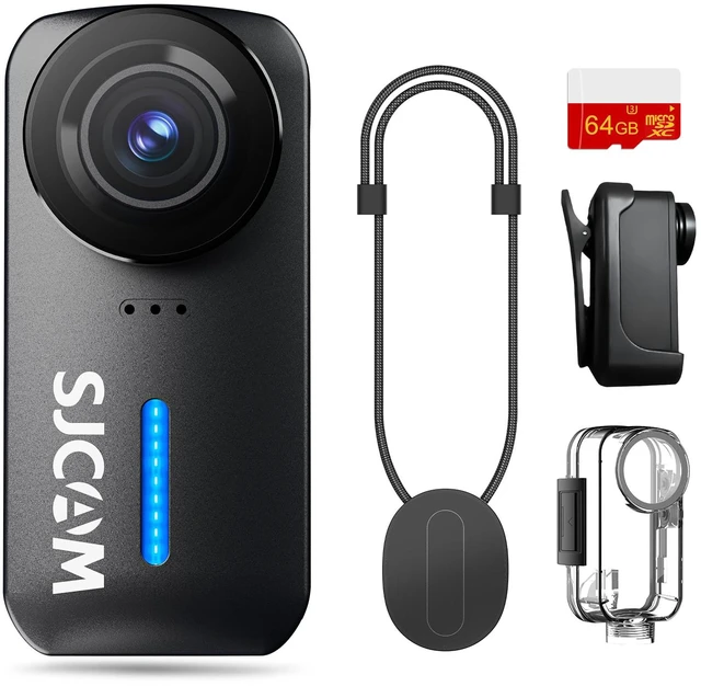 Main image of C110Plus 64GB,4K POV Magnetic Action Camera,170° FOV Video,6-Axis Stabilization,Werable Body Camera, 30M Waterproof,for Travel,Skiing,Cycling,Built-in Mic for Vlogging,Helmet Mount