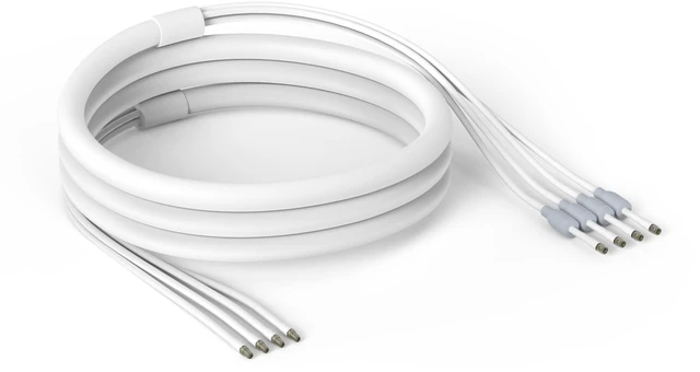 Main image of UltraFlex-Quad Cable: Low-Loss Quad-195 Extension Cable Outdoor Rated SMA Male to SMA Female Weatherproof Boots for 5G Cellular Routers, Gateways, Hotspots 10 Length