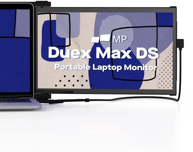 Main image of Max DS New Mobile Pixels Portable Monitor (2026 Upgraded), 14.1" Full HD IPS Laptop Screen Extender, USB C/HDMI Powered Plug and Play,Windows/Mac/Android Compatible