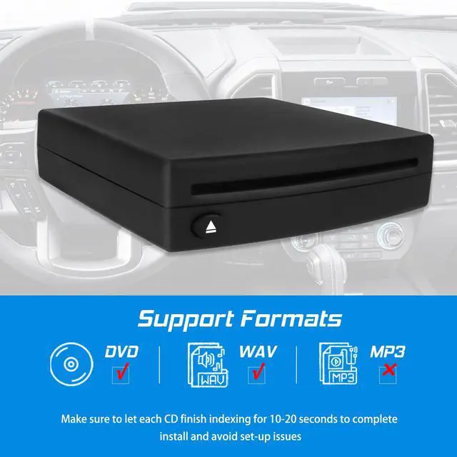 Alt view image 2 of 6 - Vehicle CD Player, OE Integrated Vehicle CD Player via USB Radio Connection