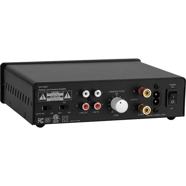Alt view image 2 of 5 - DTA-100LF Desktop Low-Frequency Amplifier with EQ