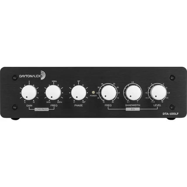 Alt view image 3 of 5 - DTA-100LF Desktop Low-Frequency Amplifier with EQ