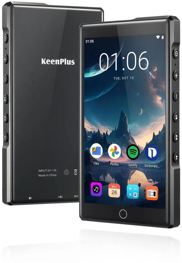 Main image of 144GB MP3 Player with Bluetooth and WiFi, Real HiFi MP3 Player 4.3" FHD Zinc Alloy Panel Touch Screen, MP4 Players,Music Player with Spotify,Pandora,Amazon Music