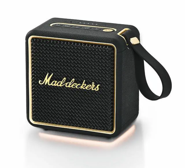 Main image of MG II Portable Bluetooth Speaker, 40W Deep Bass with DSP Sound, RGB Lights,IPX7 Waterproof Outdoor Speaker,17H+ Playtime, Dual Drivers,TWS Pairing,3 EQ Modes,Type-C Charging, AUX/TF/USB(Black & Brass)