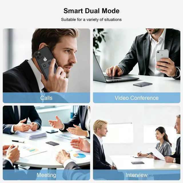 Alt view image 4 of 4 - Note AI Voice Recorder Personal Assistant AI Transcribe & Summarize Support 126 Languages 64GB Portable AI Note Taking Assistant for Phone Calls, Meetings&Interveiws, Magnetic
