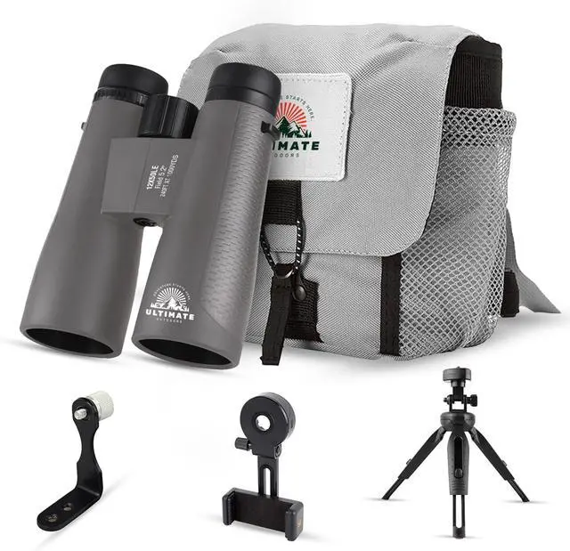 Main image of 12x50 HD Binoculars for Adults Powerful Waterproof Binoculars with Phone Adapter & Tripod Mount | BaK-4 Prism for Bird Watching, Hunting, Stargazing, Travel & Cruise