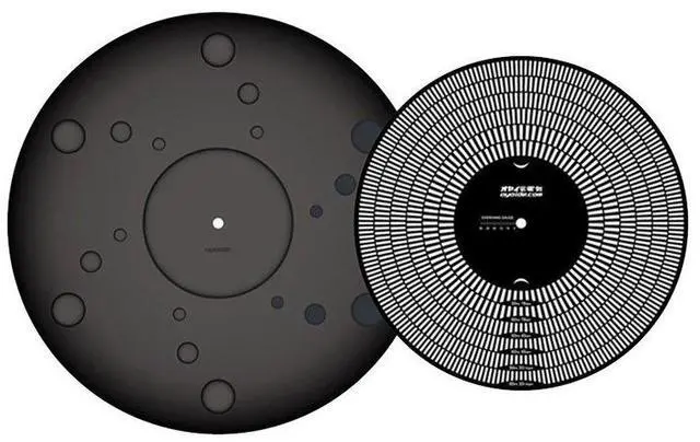 Main image of BR-12 Turntable Mat (includes a Strobo disc and overhang gauge)
