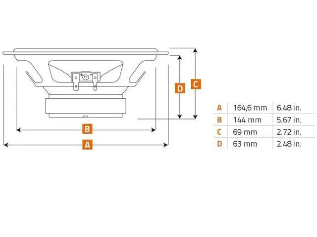 Alt view image 3 of 5 - X 165, UNO 6.5" 2-Way Coaxial Speakers
