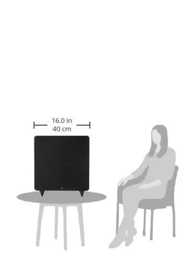 Alt view image 3 of 4 - SW-10 150 Watt RMS (300 Watt Peak) Powered Subwoofer 10in, Ported Design, Variable Phase Control, Variable Low Pass Filter, for Home Theater