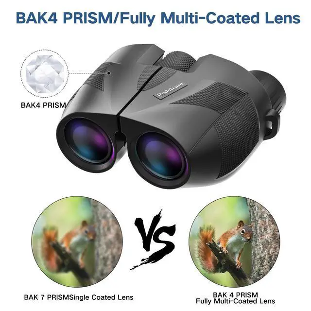 Alt view image 3 of 4 - 20x25 High Powered Binoculars for Adults,Compact HD Waterproof Durable and Clear BAK4 Prism FMC Lens,Suitable for Bird Watching,Sightseeing and Outdoor Sports