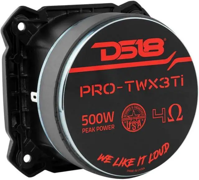 Alt view image 4 of 4 - PRO-TWX3.8TI 3.8" Super Bullet Tweeter 250 Watts 1.5" Titanium 8-Ohm Vc, Super Bullet Compression Tweeter - Single