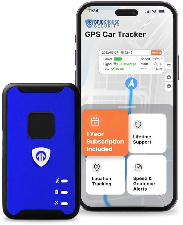 Main image of GPS Tracker for Vehicles No Monthly Fee - 1 Year Subscription Included - Portable LTE GPS International Tracking Devices for Cars Hidden - Tiny GPS Trackers for Cars - GPS Trackers