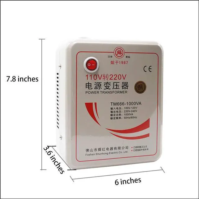 Alt view image 2 of 6 - 110V to 220V Step Up Converter Voltage Power Transformer for 220V Chinese Electronics