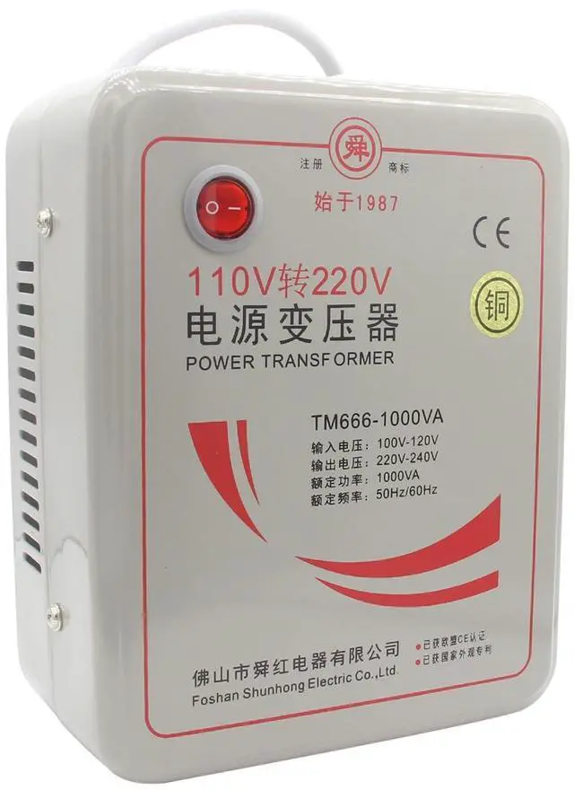Alt view image 5 of 6 - 110V to 220V Step Up Converter Voltage Power Transformer for 220V Chinese Electronics