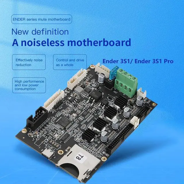 Alt view image 2 of 6 - Official Ender 3 S1 Silent Mainboard Ender 3 S1 Pro Mother Board just for Ender 3 S1/ Ender 3 S1 Pro 3D Printer