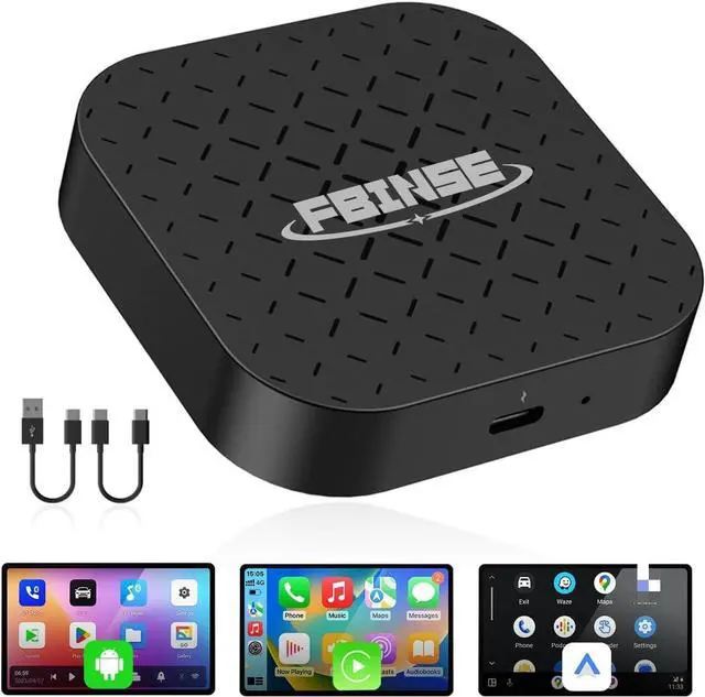 Main image of Carplay AI Box Video Streaming Device for Car, Carplay AI Box, Android Auto Carplay Box with Streaming Video Apps, Android System, Only Support Original Cars with Wired Carplay
