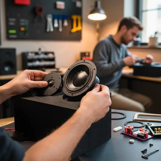 Alt view image 4 of 4 - DIY 2.2-Speaker kit Home Theater Rear/Side Speaker for 5.1/7.1/11.1 Setup, 2.2 Crossover, German High-Frequency Driver (Drivers Only; Enclosure Required)