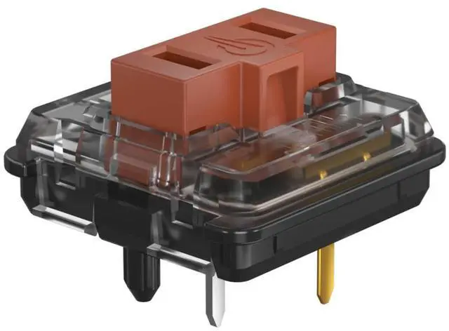 Main image of Official Store Low Profile Switch 1350 Chocolate Mechanical Keyboard Switch RGB SMD Clicky (110, Choc Brown)