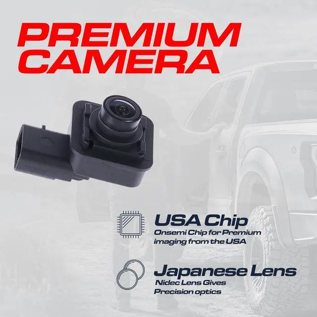 Alt view image 4 of 6 - Replacement for Ford F150 (2015-2017) Backup Camera OE Part # FL3Z-19G490-D, FL3Z-19G490-B