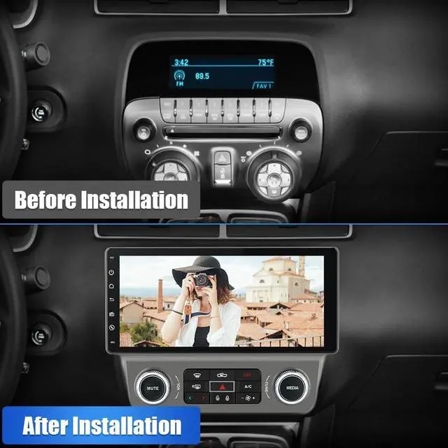 Alt view image 2 of 4 - 8 Core 64ROM Car Radio Stereo for Chevrolet Chevy Camaro 2010-2015,10.33 inch Screen Support WiFi Bluetooth 4G Online Upgrade GPS Navigation DSP RDS Wireless CarPlay Android Auto