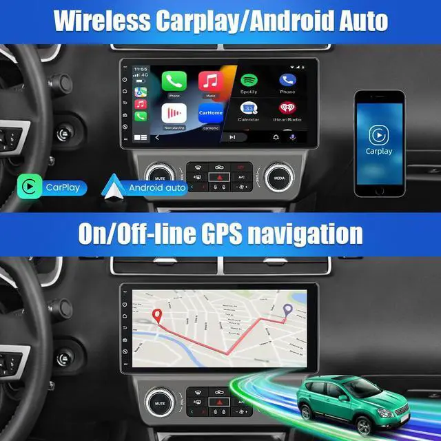 Alt view image 3 of 4 - 8 Core 64ROM Car Radio Stereo for Chevrolet Chevy Camaro 2010-2015,10.33 inch Screen Support WiFi Bluetooth 4G Online Upgrade GPS Navigation DSP RDS Wireless CarPlay Android Auto